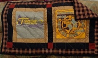 running t-shirt quilt